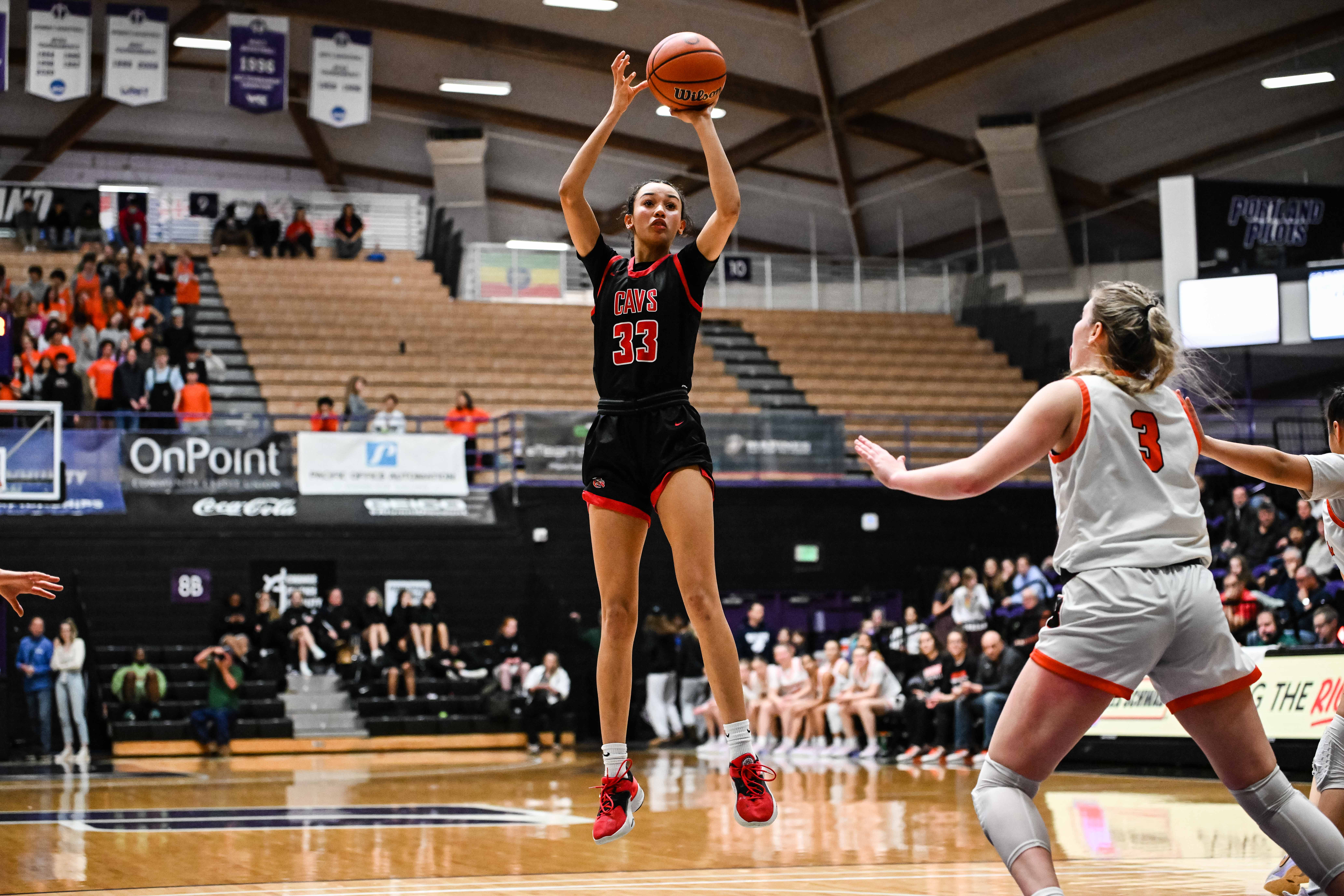 Clackamas Beaverton 6A Oregon girls basketball quarterfinal Naji Saker 1 -64